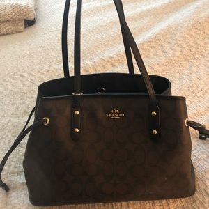 Coach leather handbag